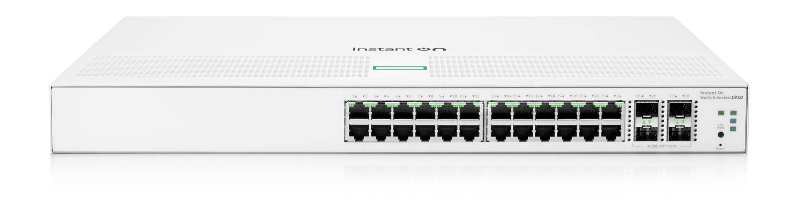 Switch HPE Instant On 1930 Gigabit Ethernet, 24 puertos, 4SFP/SFP+ (JL682A) SWTARU170