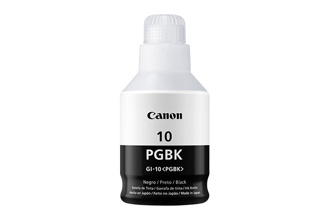 Tanque de tinta  CANON GI-10 BK , 7,700 paginas CARCNN6180