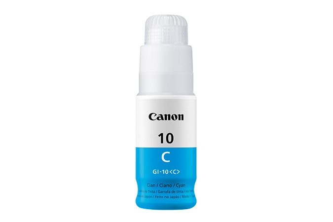 Tanque de tinta CANON GI-10 C , 7,700 paginas CARCNN6190