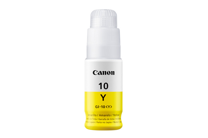 Tanque de tinta CANON GI-10 Y 3393C001AA Tinta Continua CARCNN6210