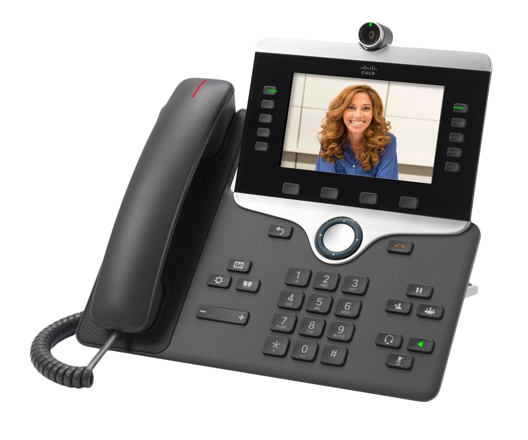 Teléfono IP  CISCO CP-8845-K9=, 5 líneas, Negro TELCIS220
