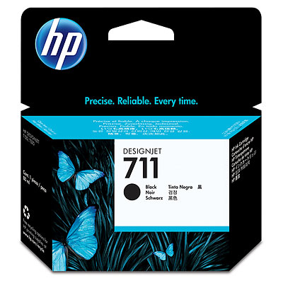 Tinta HP 711, CZ133A, Negro 80ml CARHPD3310