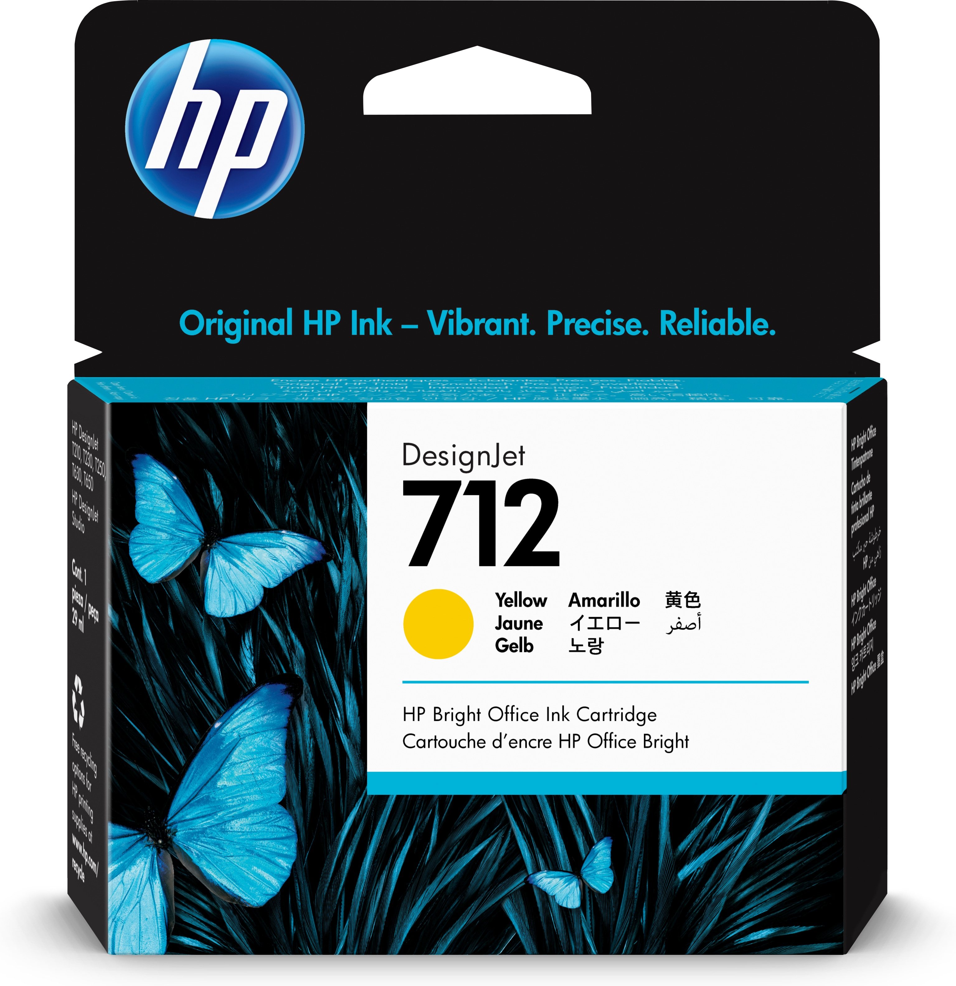 Tinta HP 712 3ED69A, Amarillo, 29ml CARHPD4900