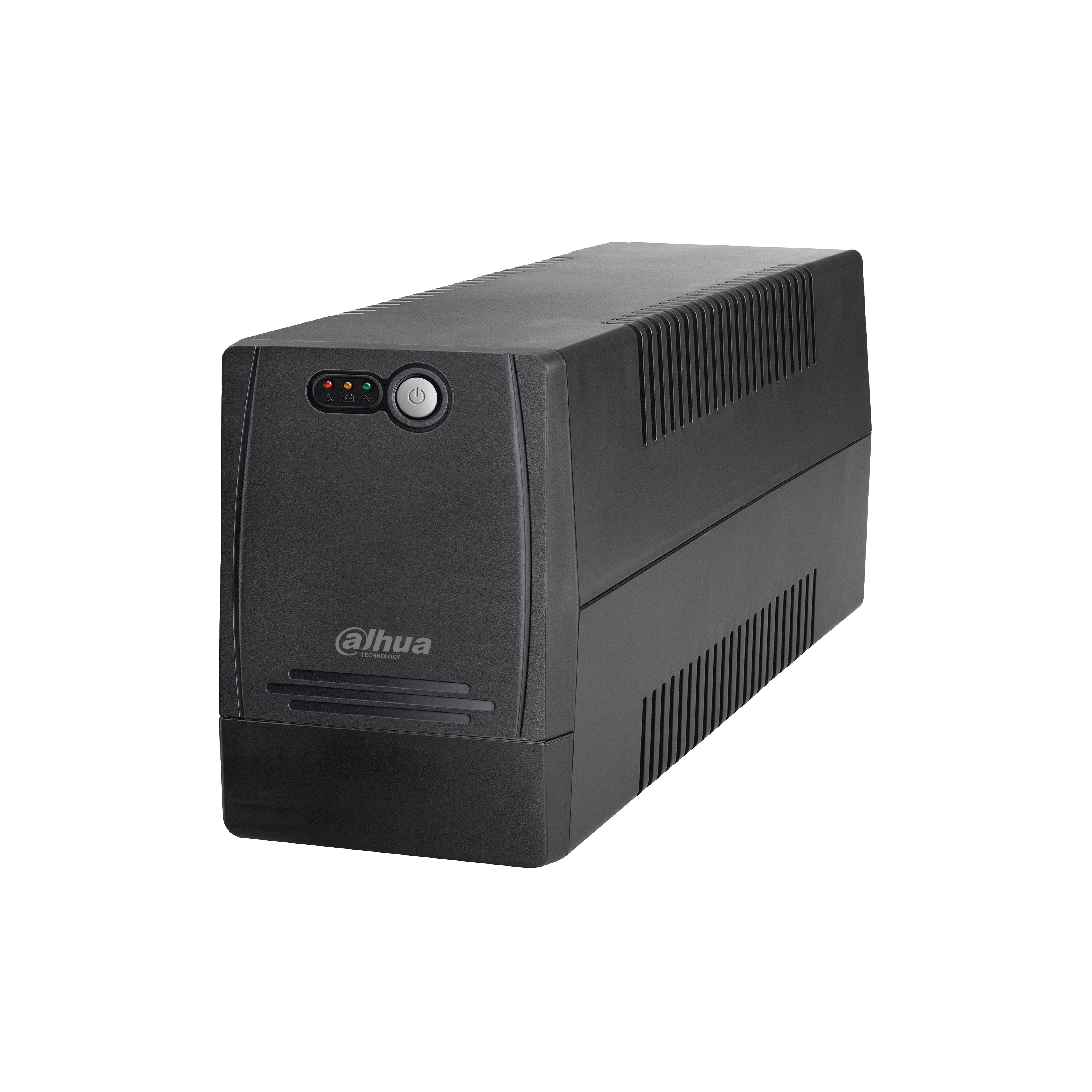 DAHUA UPS Interactivo de 1500VA-900W  Rango Voltaje entrada de AC81~145 Voltaje de Salida: 110/120 VAC Estabilizador Voltaje AVR Compacto 4 Contactos. NB