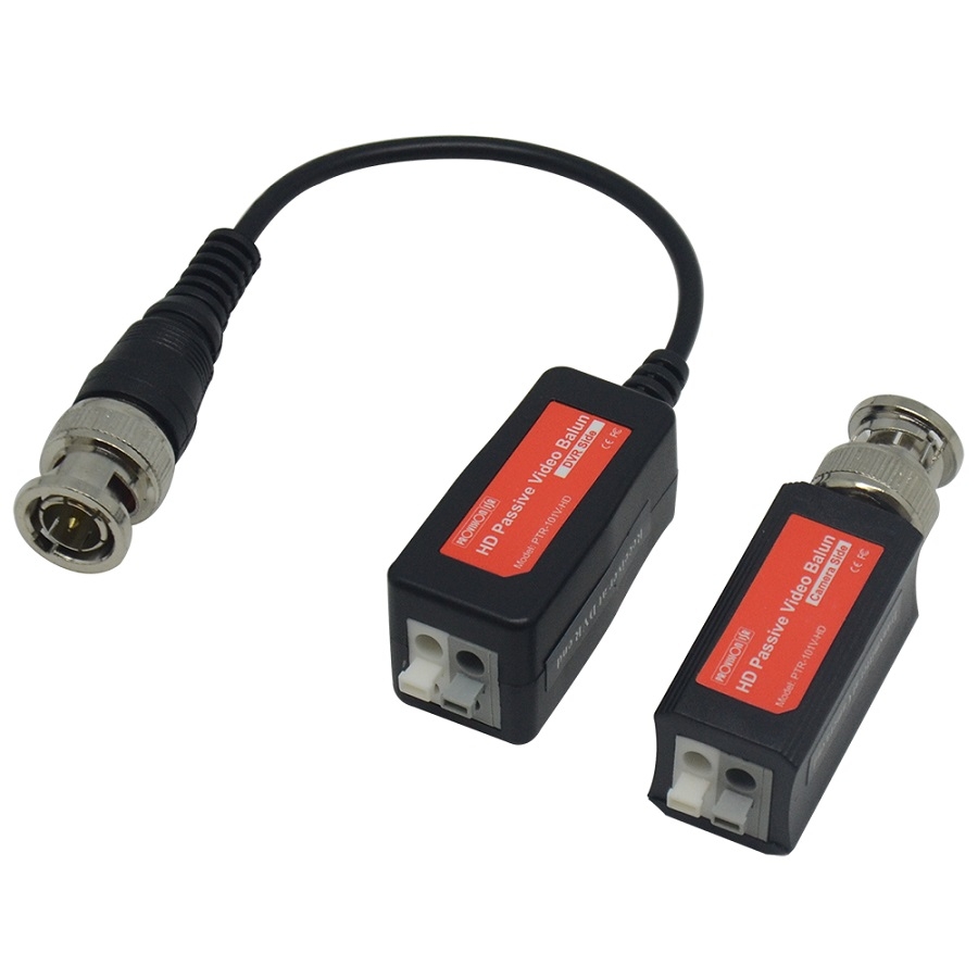 VIDEO BALUN / PROVISION ISR / PTR-101V-HD / SOPORTA HASTA 8 MEGAPIXELES / CON EXTENSION / DISTANCIA DE TRANSMISION AHD / CVBS - 200M / CVI / TVI - 150M. AC-6412