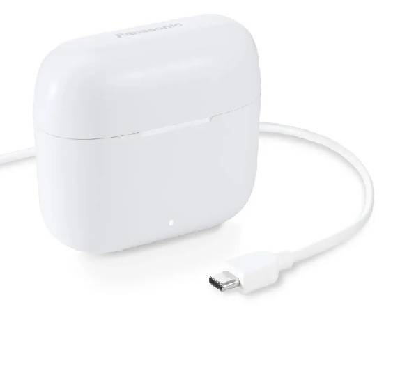 Audifonos bluetooth, Panasonic B110W con Microfono , inlambrico,  USB-C, Blanco BOCPAN360