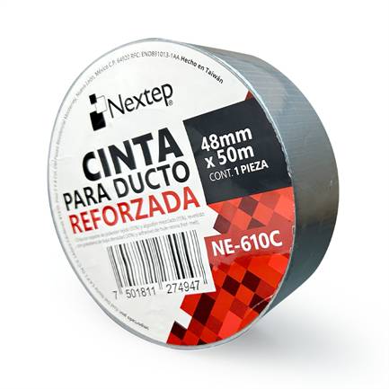 Cinta Nextep NE-610C Para Ductos Reforzada 48mm x 50mm metros ACCNEX1010