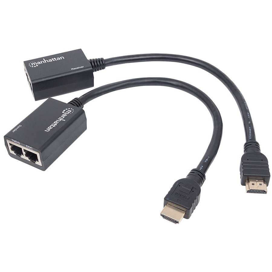 EXTENSOR VIDEO,MANHATTAN,207386, HDMI, 30M VIA CAT 5/6 AC-5133
