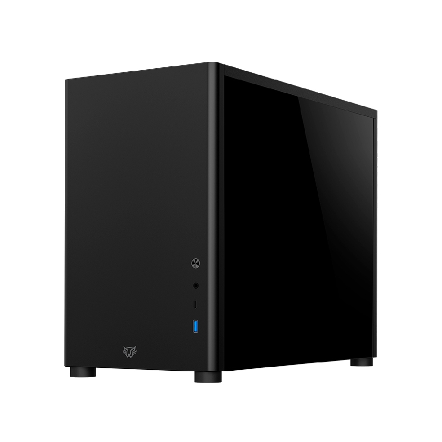 GABINETE BALAM RUSH ERIS JET GI985 / MICRO TORRE / MICRO ATX, MINI-ITX / PANEL CRISTAL TEMPLADO/ METAL/ NEGRO/ BR-934947 CS-883 - Balam Rush