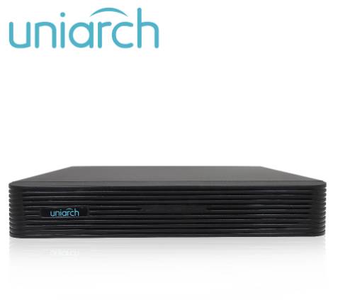 NVR UNIARCH (NVR-104E2-P4) / 4 Canales / 4 Canales POE / Capacidad 1 Disco Duro de 6 TB