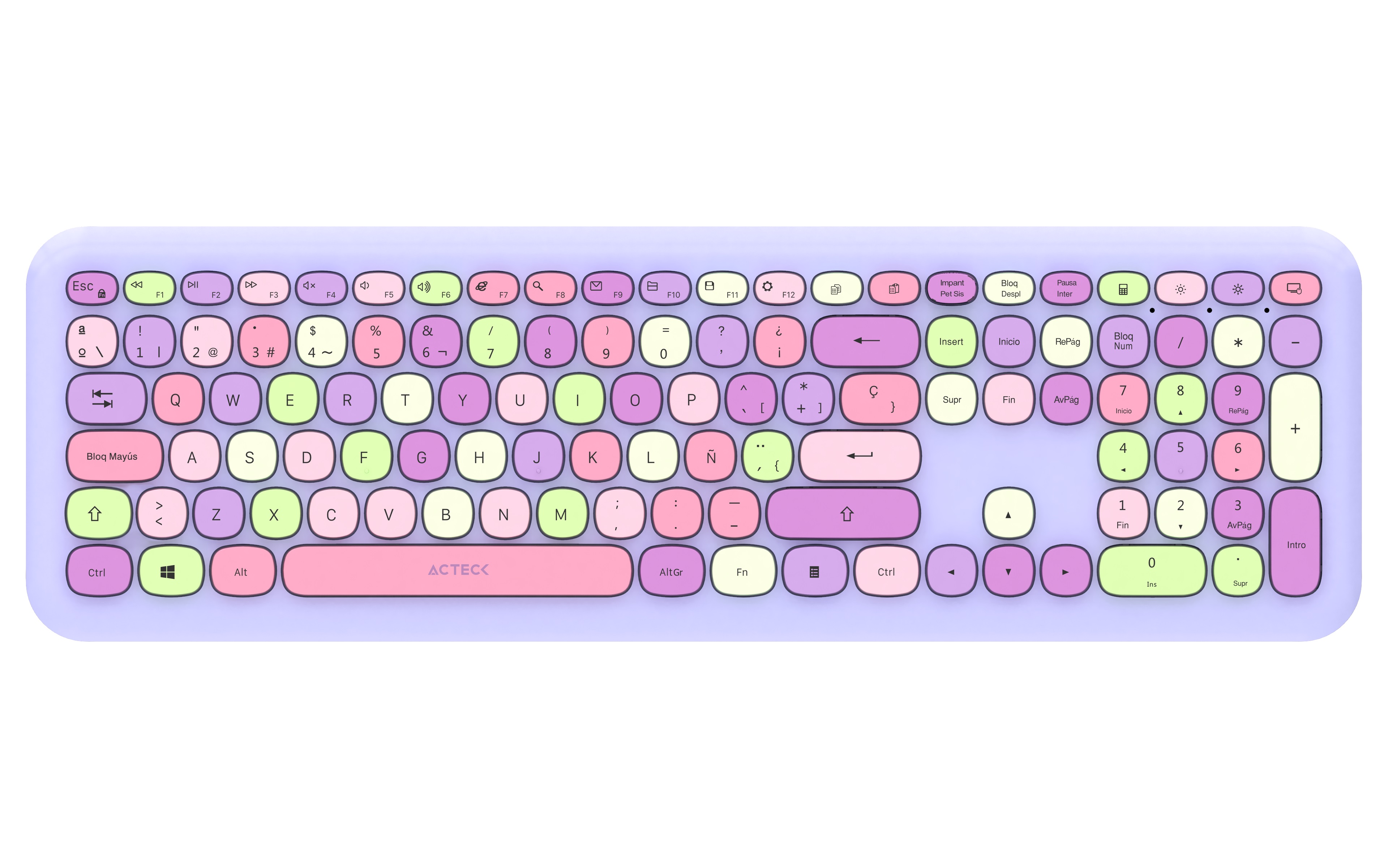 Kit Teclado y mouse Inalámbricos 2.4hz Creator Chic MK475 Advanced Series KITACT1080