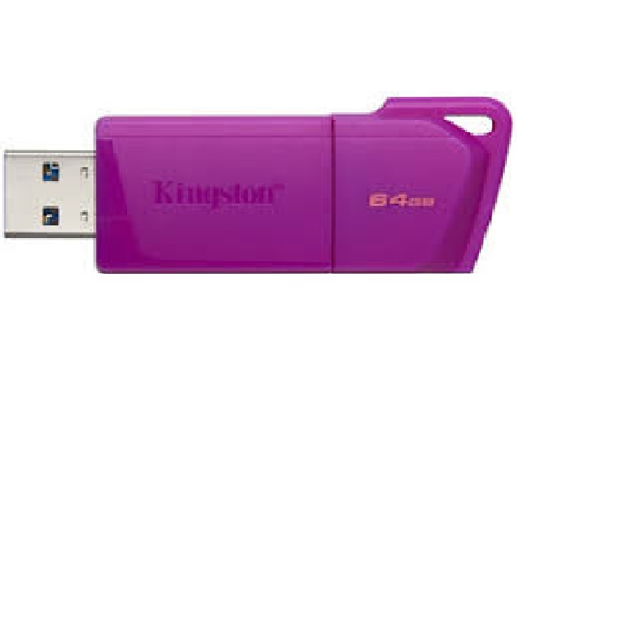 MEMORIA FLASH USB KINGSTON DATA TRAVELER EXODIA 64GB GEN 1 3.2 TIPO A MORADO NEON (KC-U2L64-7LP) RAM-4044