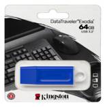 MEMORIA USB KINGSTON DATATRAVELER EXODIA 64GB 3.2 GEN 1 AZUL - Kingston Technology