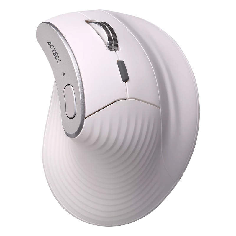 Mouse Inalámbrico Vertical  VIRTUOS FITT PRO MI770 ACTECK Batería recargable 500 mAh MOUACT280