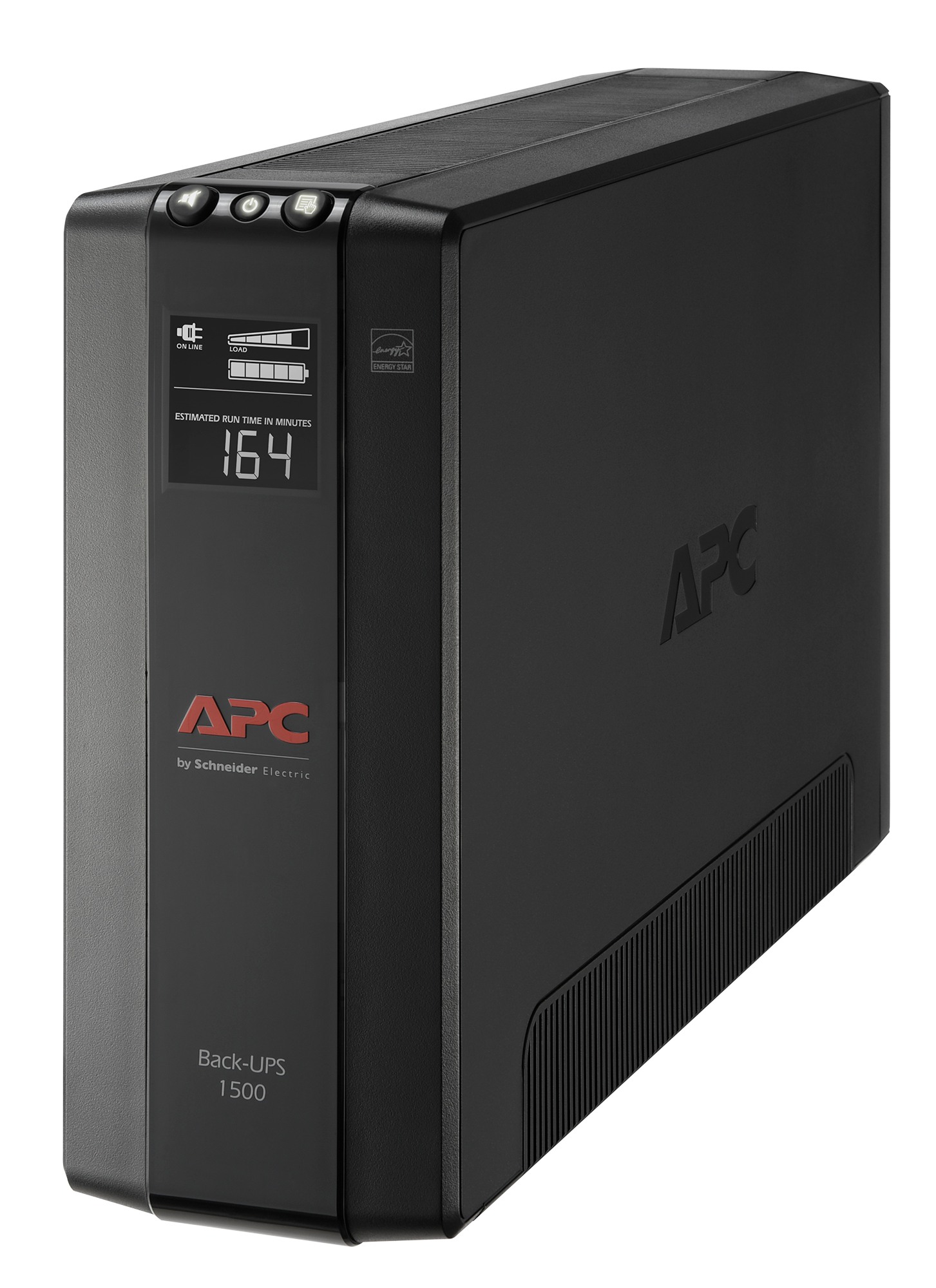 No Break Capacidad 1500 VA, 900 W, 120 V con  APC BX1500M-LM60, 1500 VA, 900 W, 16 h, Negro, Industrial y Oficina