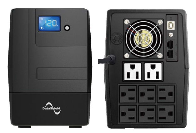 No-Break DATASHIELD KS-1500 PRO, 1500 VA, 900 W, Negro NBKDTS500