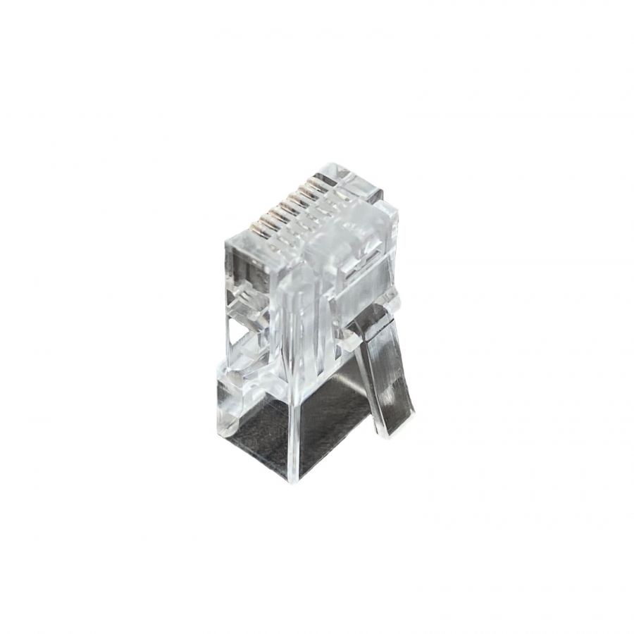 PLUG RJ45 CAT6 / WAM / WAM-PLUG / BOTE CON 100 PIEZAS CONTACTO ORO 15 MICRAS 8P8C AC-10263 - WAM