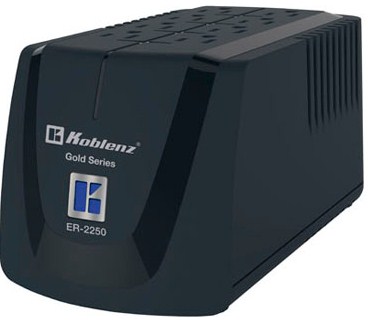 Regulador KOBLENZ ER-2250, 6, Negro, Hogar y Oficina, 2250 VA, 1000 W REGKBZ200