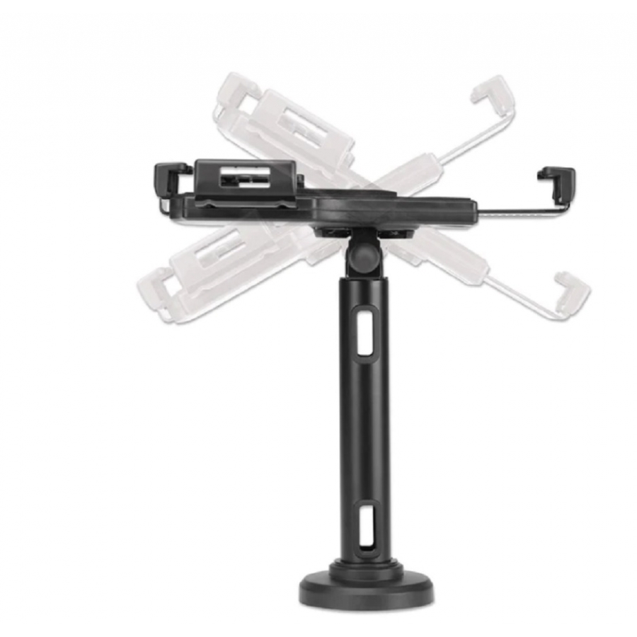 SOPORTE TABLETA,MANHATTAN,462112, ANTIRROBO, MULTIPROPÓSITO, NEGRO AC-9948