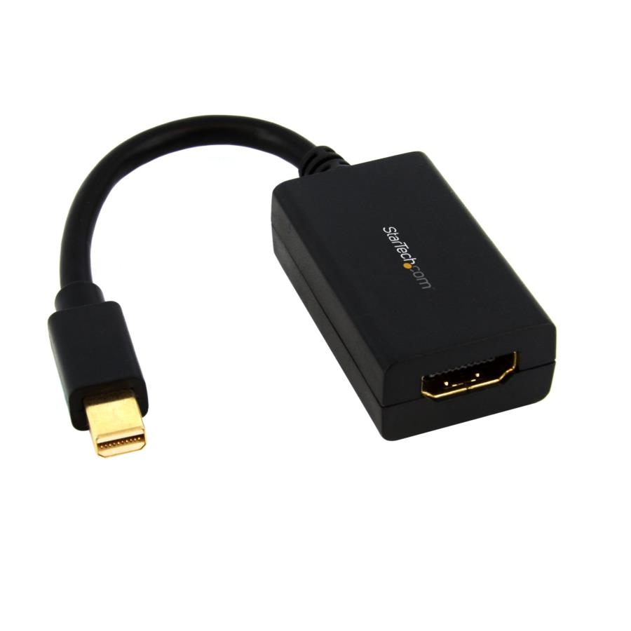ADAPTADOR DE VIDEO MINI DISPLAYPORT A HDMI - CABLE CONVERTIDOR - HEMBRA HDMI - MACHO MINI DP - HASTA 1920X1200 - PASIVO - STARTECH.COM MOD. MDP2HDMI AC-8622