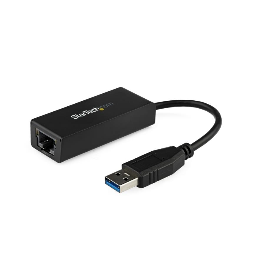 ADAPTADOR TARJETA DE RED EXTERNA NIC USB 3.0 A 1GBPS GIGABIT ETHERNET 1 PUERTO - 1X RJ45 HEMBRA - 1X USBA - NEGRO - STARTECH.COM MOD. USB31000S AC-8621