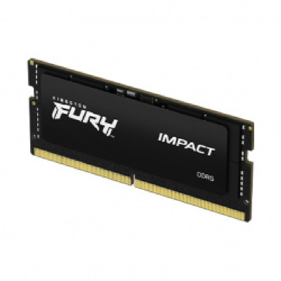 MEMORIA RAM KINGSTON SODIMM DDR5 16GB 4800MT/S FURY IMPACT BLACK CL38 262PIN 1.1V C/DIFUSOR DE CALOR P/LAPTOP KF548S38IB-16 RAM-4130