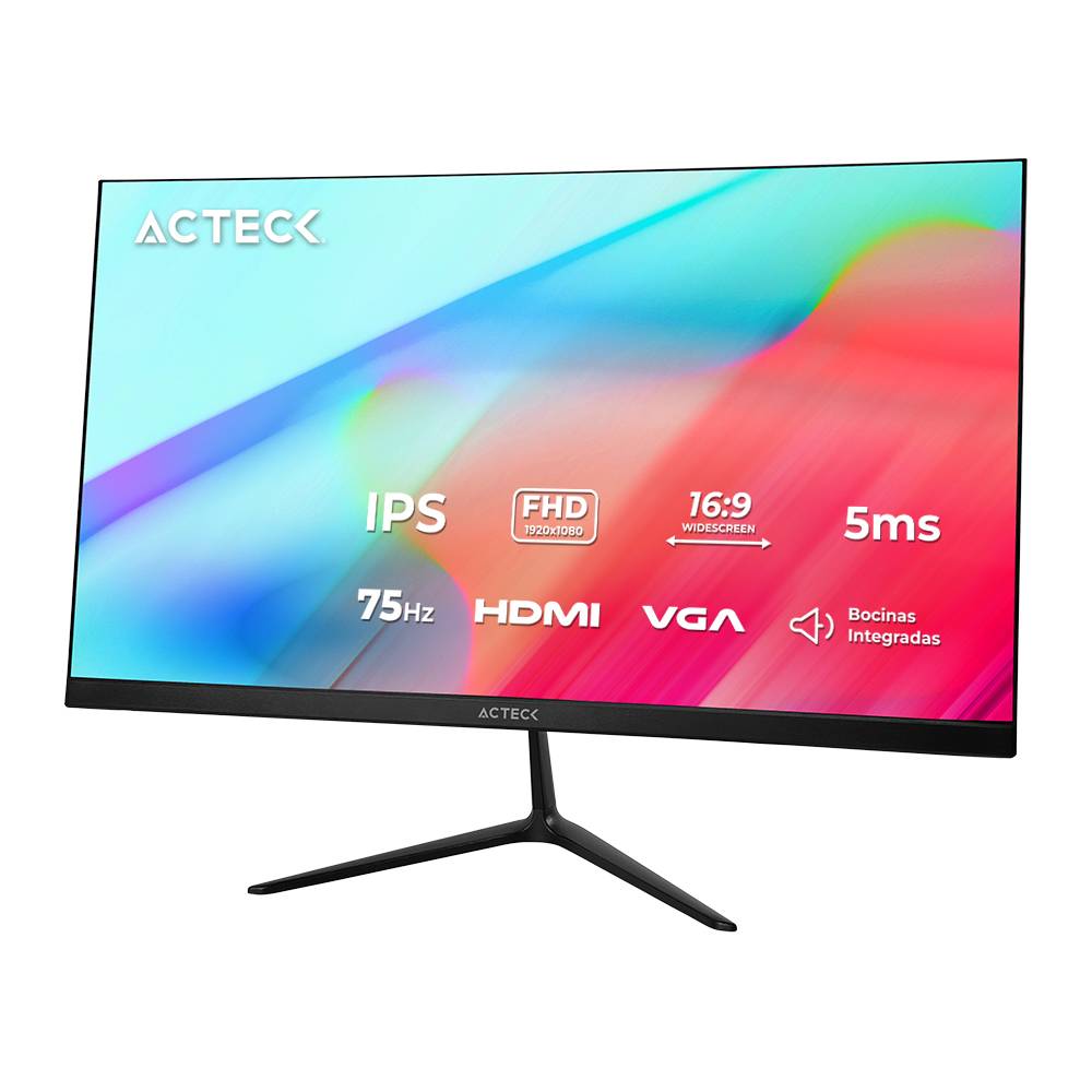 Monitor Plano 24.5 Pulgadas CAPTIVE VIVD SP245, FULL HD 1920x1080 PX, 75 HZ MONACT100