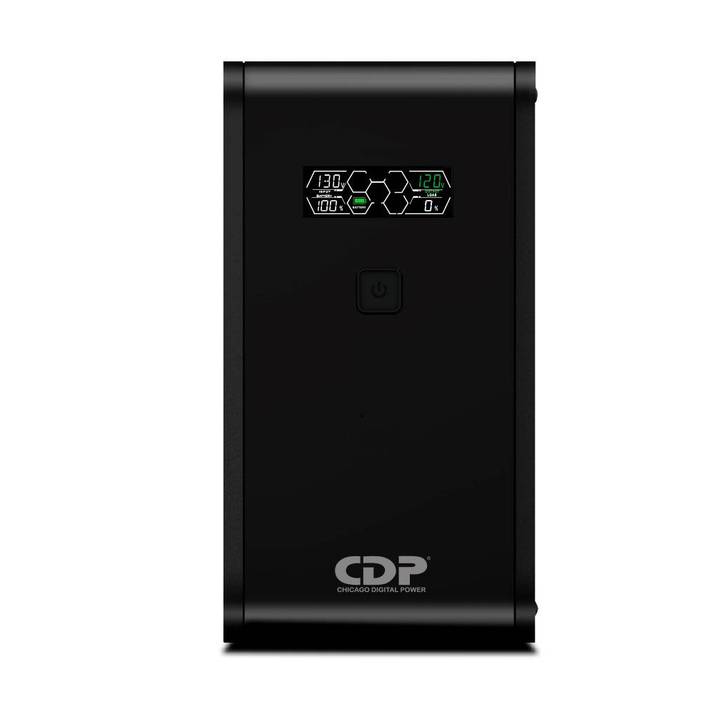 No-Break CDP R-SMART1210 1200VA/720W UPS Interactiva AVR 10 Salidas, 560 Joules, Proteccion RJ45, LCD, software 120 Vac NBKCDP1480