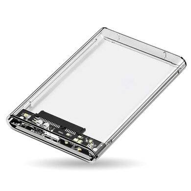 ENCLOSURE, GABINETE GLASS PARA DISCO DURO SSD, SATA I/II/III 2.5 Pulgadas USB V3.0, 6007587 BROBOTIX