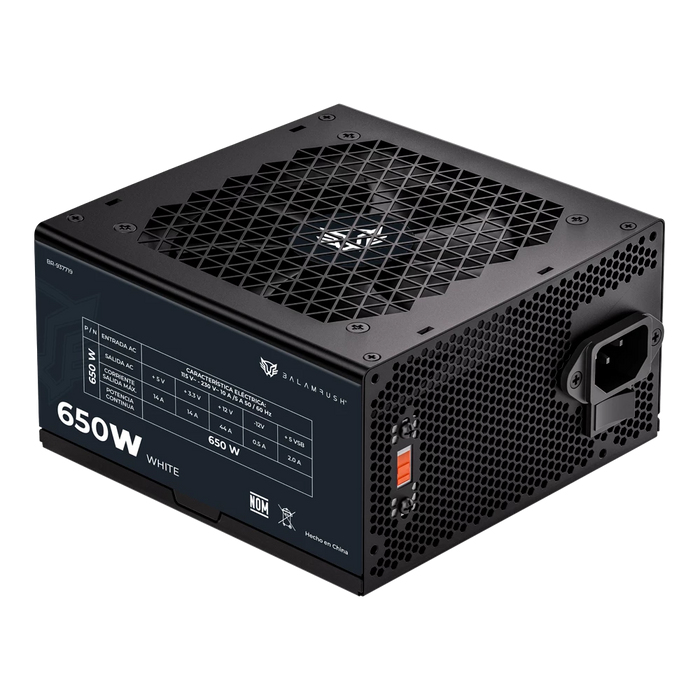 Fuente de Poder 650W 80 Plus White BALAM RUSH  PULSAR 650PR NOVA SERIES GABBLR530