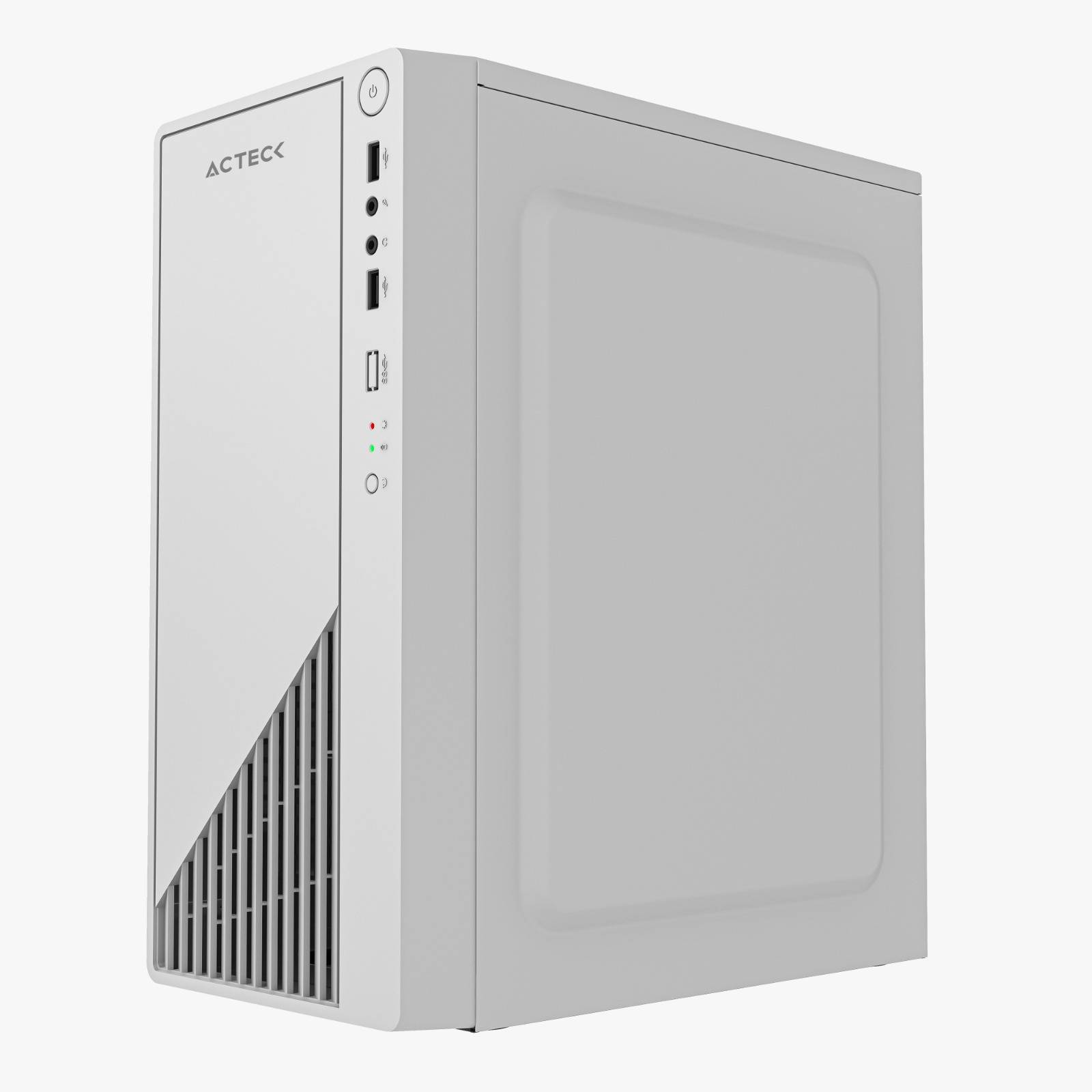 Gabinete Mini Torre Acteck KIOTO GC220F ESSENTIAL SERIES Factor de forma: Mini Torre, Tarjetas madre compatibles: Micro ATX y Mini ITX GABACT550