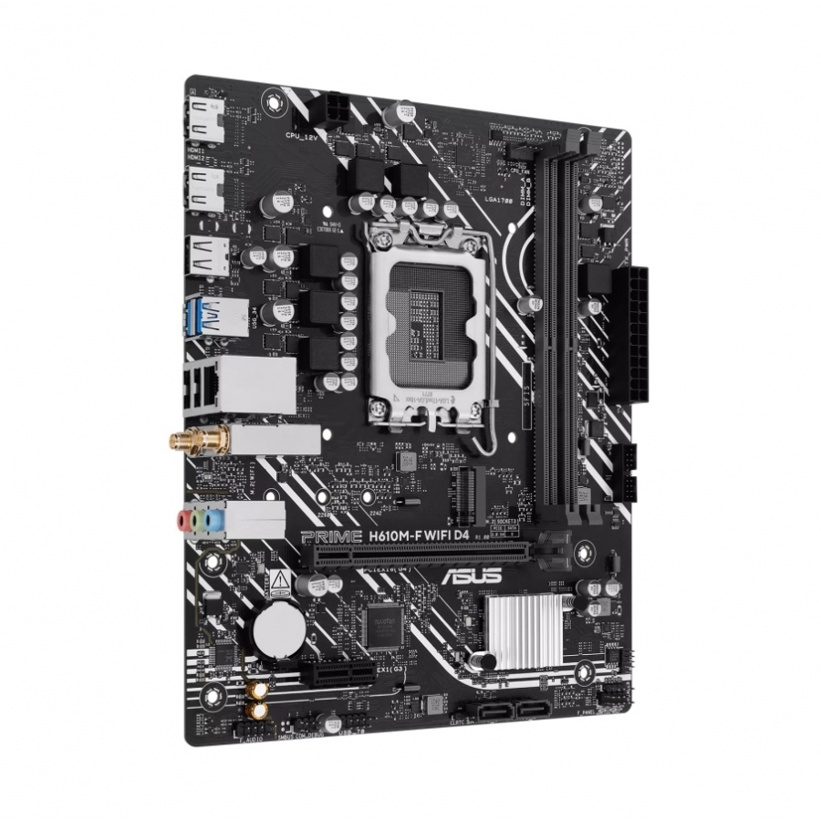 MB ASUS H610 INTEL S-1700 14A GEN /2X DDR4 3200 /2X HDMI /M.2 /2X USB 3.2 /WIFI 6 /BLUETOOTH /MICRO ATX /GAMA BASICA MB-1457