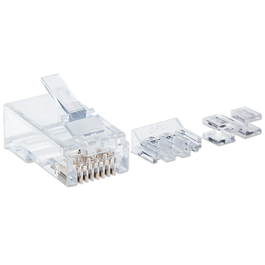 PLUG RJ45,INTELLINET,790550, CAT 6A UTP SOLIDO PRO 80 PZAS AC-5448