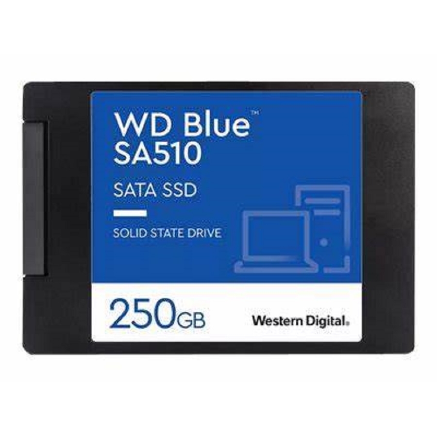 UNIDAD DE ESTADO SOLIDO SSD INTERNO WD BLUE 250GB 2.5 SATA3 6GB/S LECT.560MBS ESCRIT.525MBS 7MM LAPTOP MINIPC 3DNAND WDS250G3B0A HD-2697