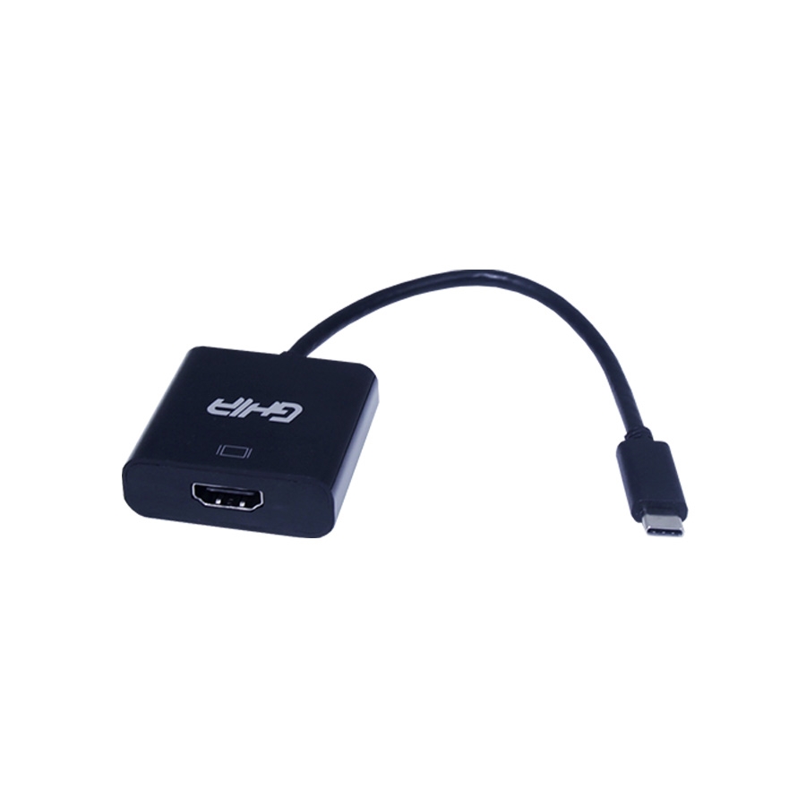 ADAPTADOR GHIA CONVERTIDOR USB 3.1 TIPO C MACHO A HDMI HEMBRA / SALIDA DE VIDEO 4K AC-7598 - GHIA