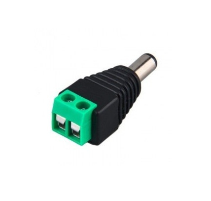ADAPTADOR TIPO JACK  BROBOTIX 170144,  Plug Vcd, Macho, Negro, Cobre - BROBOTIX