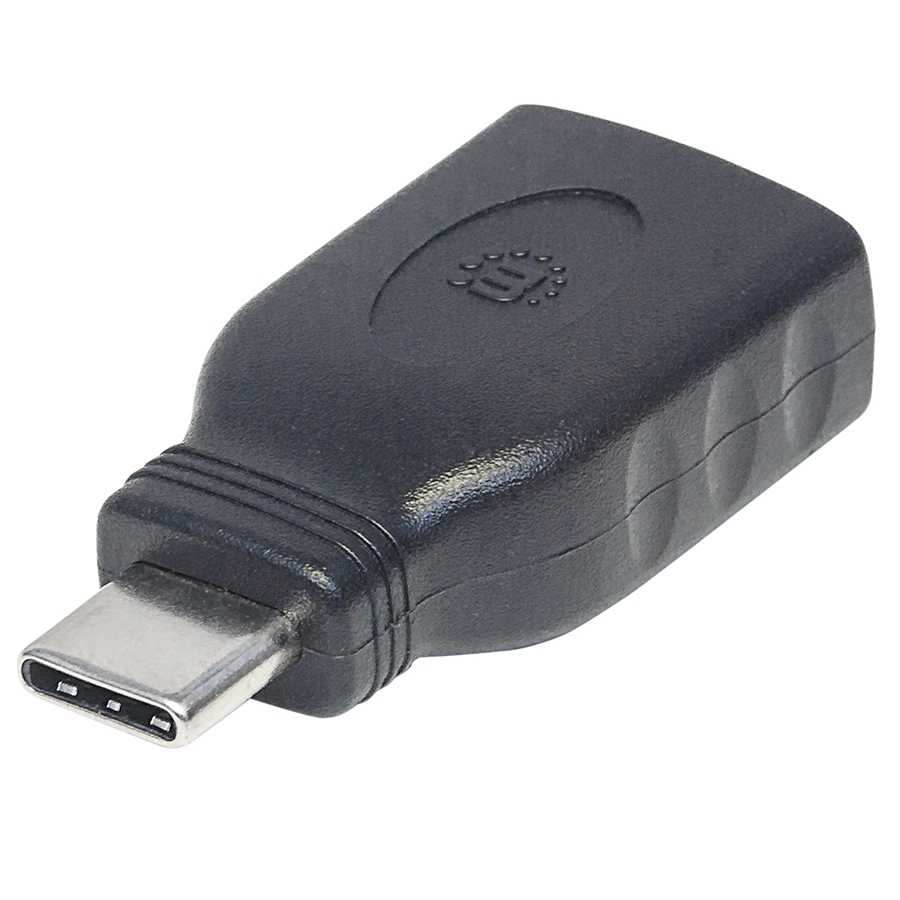 ADAPTADOR USB,MANHATTAN,354646,-C V3.1, CM-AH NEGRO AC-6508 - MANHATTAN