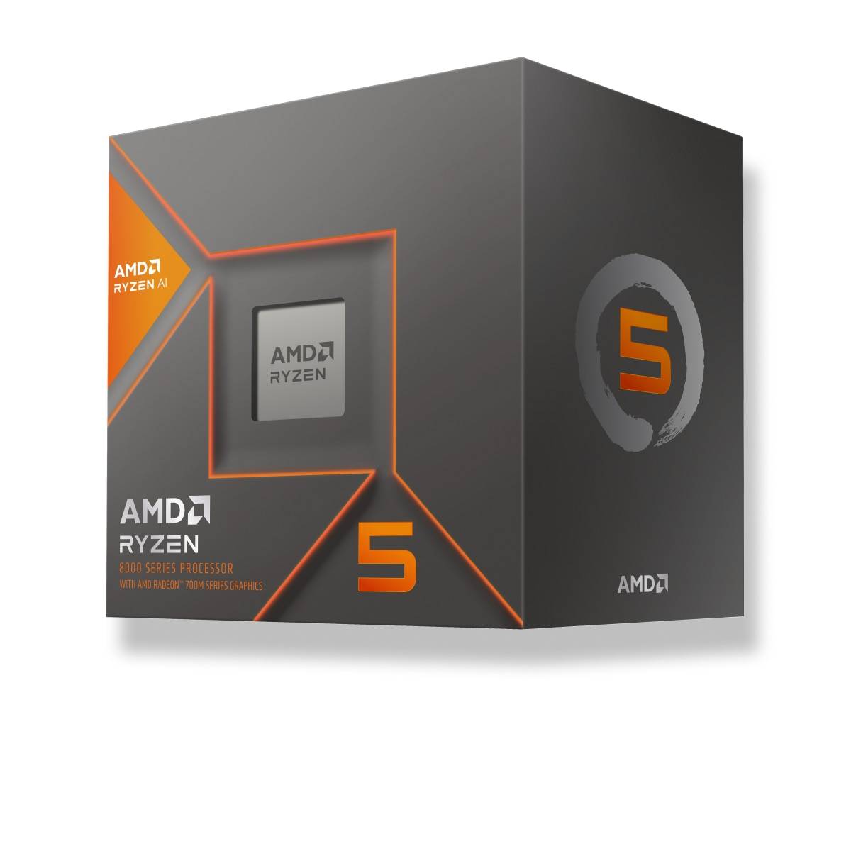 AMD RYZEN 5 8600G, 6 núcleos, Socket AM5, Con Ventilador, Con Gráficos Incluidos. - AMD