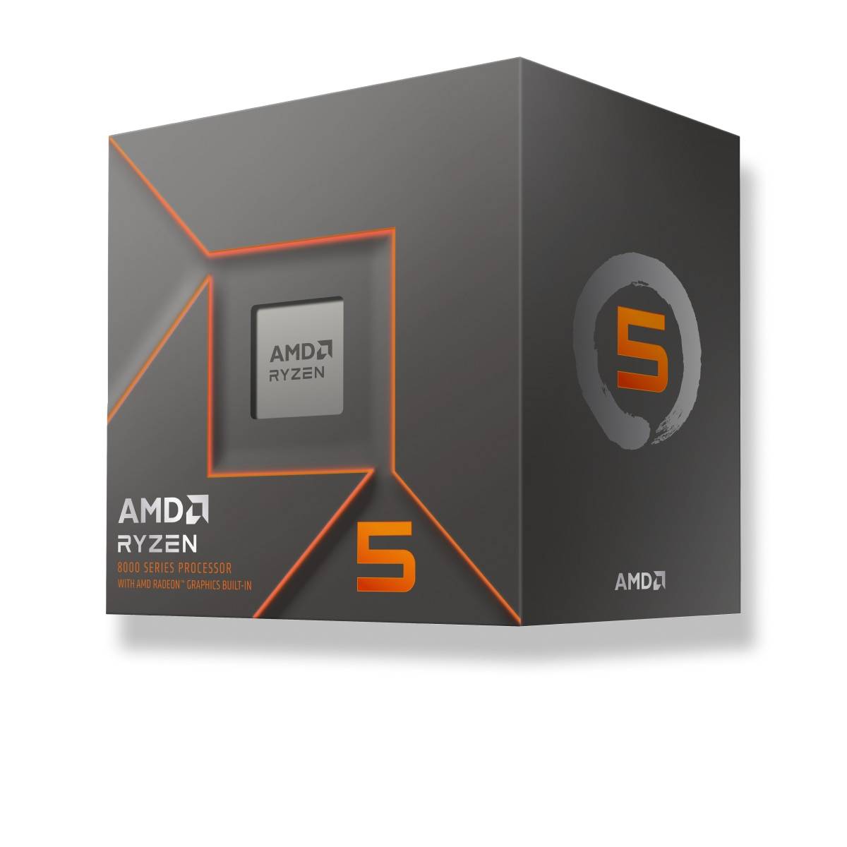 AMD RYZEN 5 8500G, 6 núcleos, Socket AM5, Con Ventilador, Con Gráficos Incluidos. - AMD