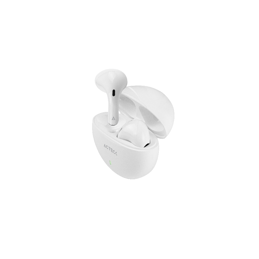AUDIFONOS ACTECK SENSE EP230 / INALAMBRICOS / BLUETOOTH / CONTROL TACTIL / PROTECCION IPX4 CONTRA SALPICADURAS / BLANCO / AC-935111 SPK-2310 - ACTECK