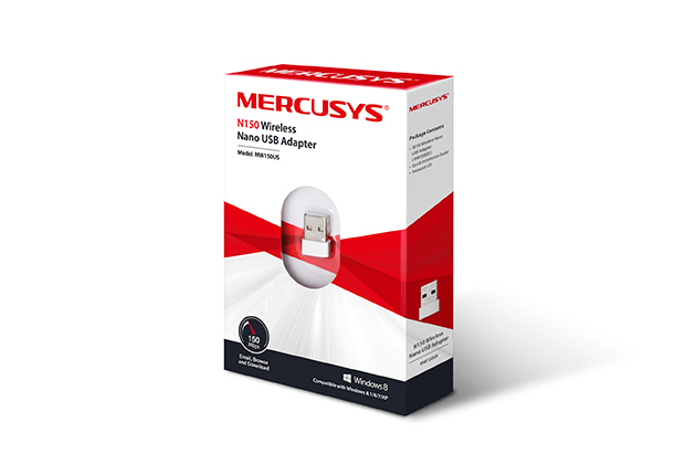 ADAP. NANO USB INALÁMBRICO N150150MBPS MERCUSYS MW150US DISEÑO COMPACTO Y SOLUCIÓN CONVENIENTE - MERCUSYS