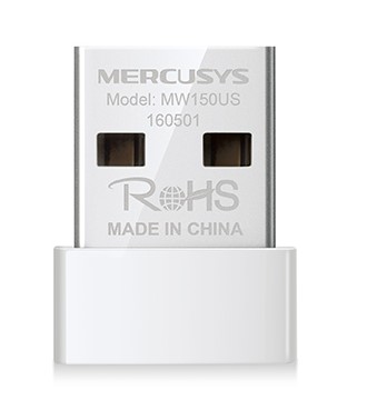 ADAP. NANO USB INALÁMBRICO N150150MBPS MERCUSYS MW150US DISEÑO COMPACTO Y SOLUCIÓN CONVENIENTE - MERCUSYS