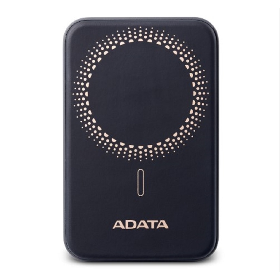 BATERIA DE RESPALDO ADATA POWER BANK MAGNÉTICO R050 5000 MAH USB -C CARGA INALÁMBRICA COLOR NEGRO (PR050-11BK) AC-11957 - ADATA