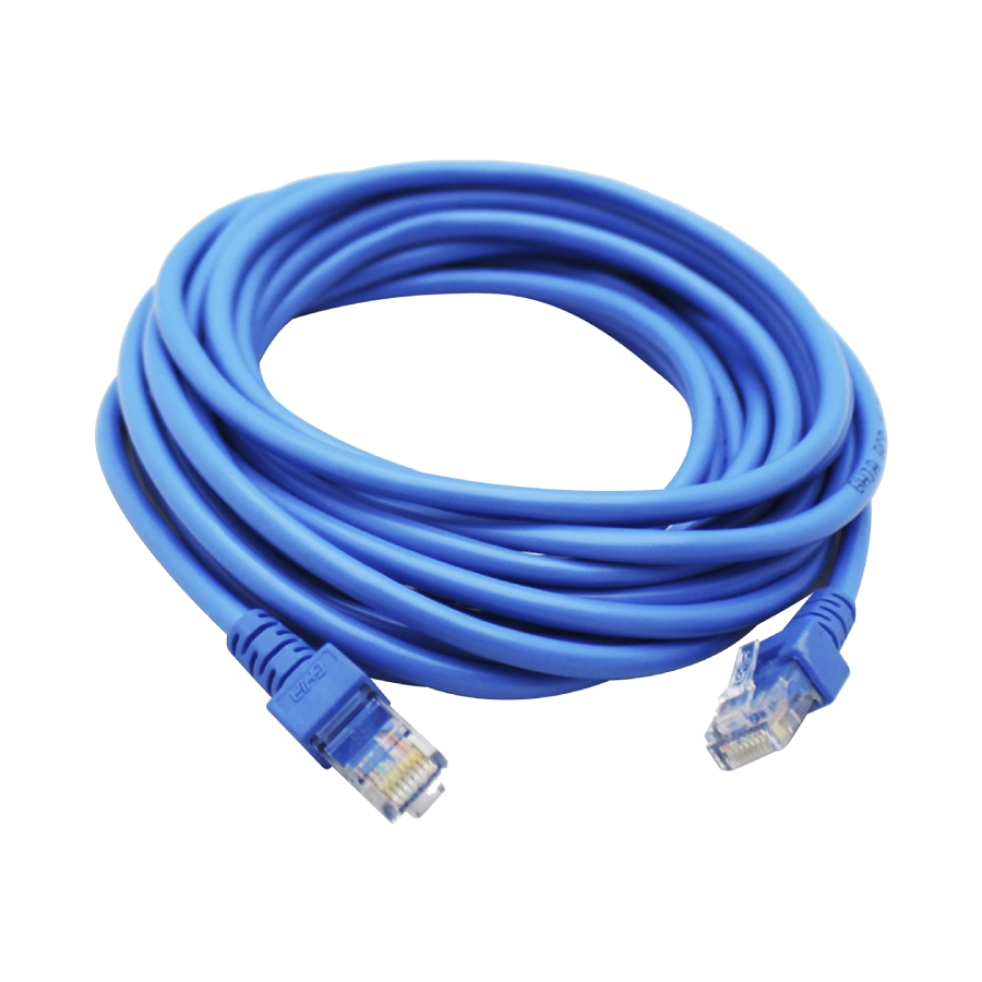 CABLE DE RED UTP CAT5E GHIA 100COBRE AZUL RJ45 5M 15 PIES PATCH CORD CB-1185 - GHIA