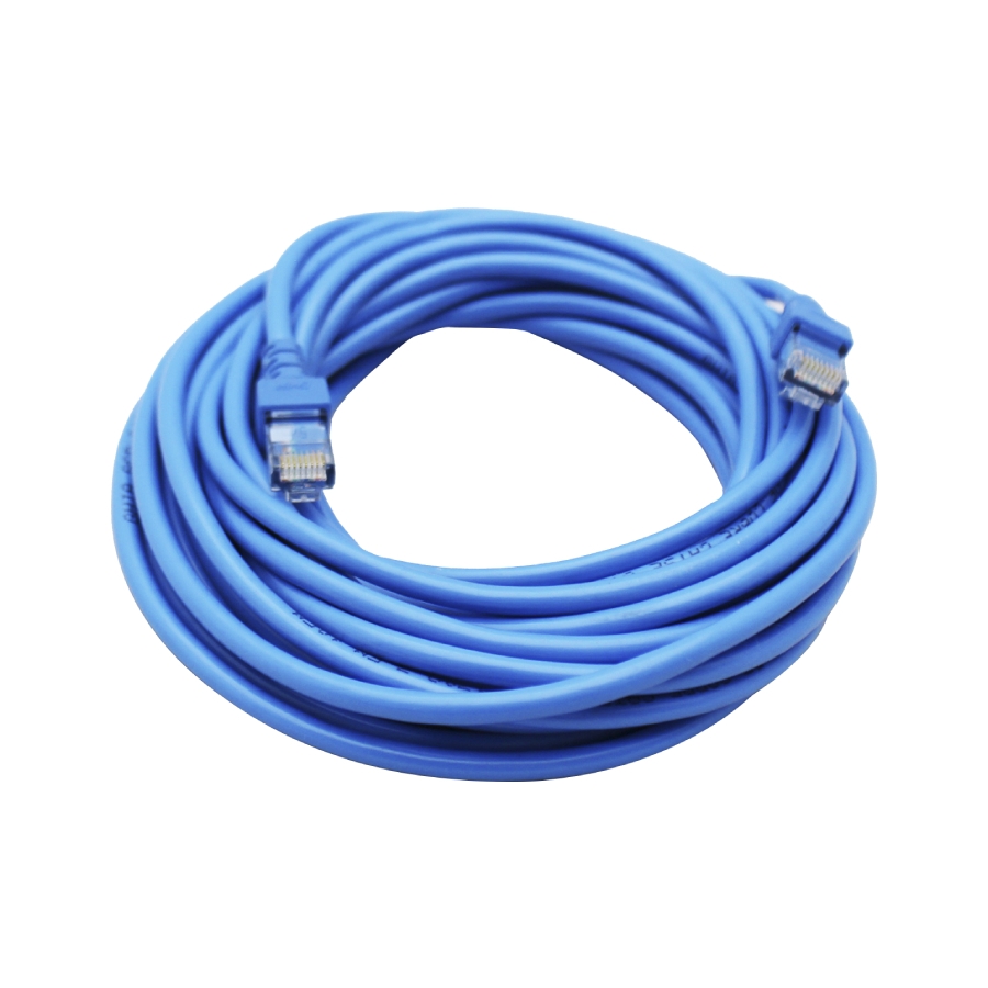 CABLE DE RED UTP CAT5E GHIA 100COBRE AZUL RJ45 7.5M 22.5 PIES PATCH CORD CB-1196 - GHIA