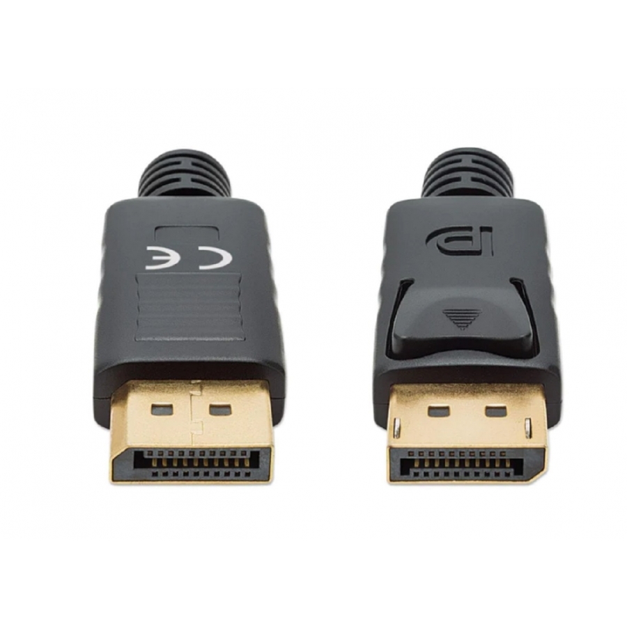 CABLE DISPLAYPORT,MANHATTAN,355575,V1.4 M-M, 2.0M NEGRO 8K60HZ CB-2354 - MANHATTAN