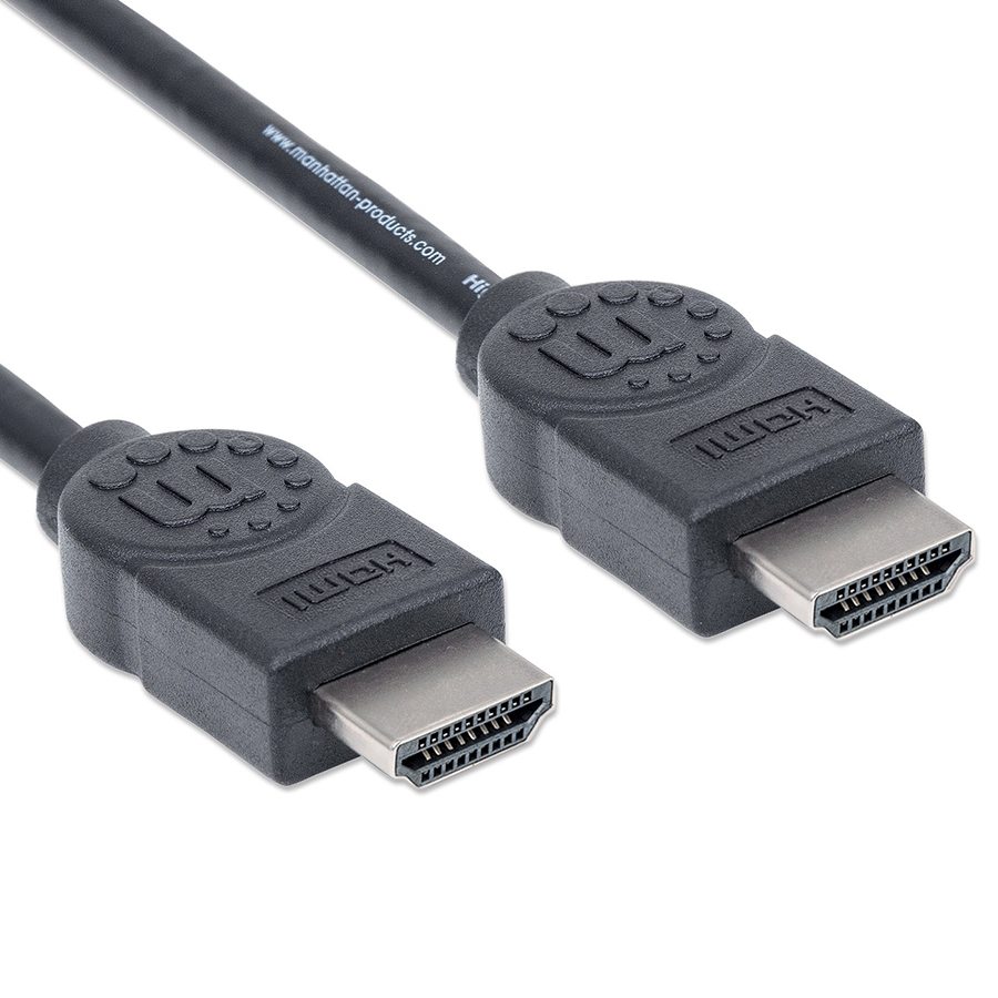 CABLE HDMI,MANHATTAN,323239, 1.4 M-M  5.0M+ETHERNET CB-497 - MANHATTAN