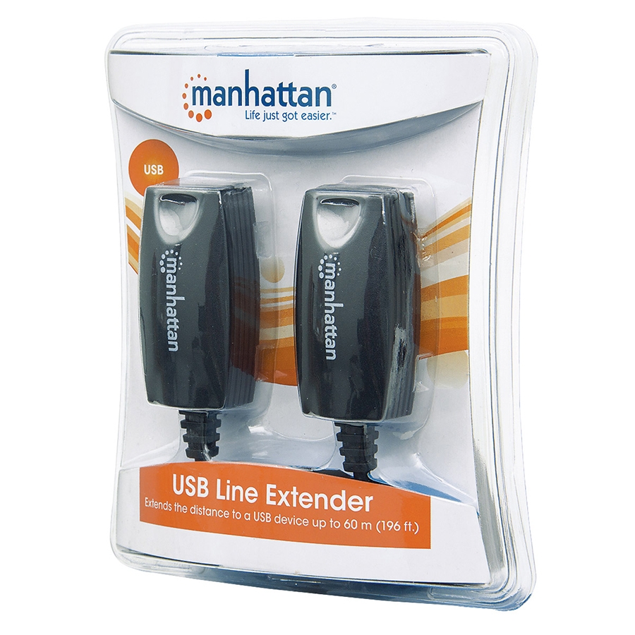 CABLE USB,MANHATTAN,179300, EXTENSION ACTIVA 60M, VIA RJ45 CB-259 - MANHATTAN