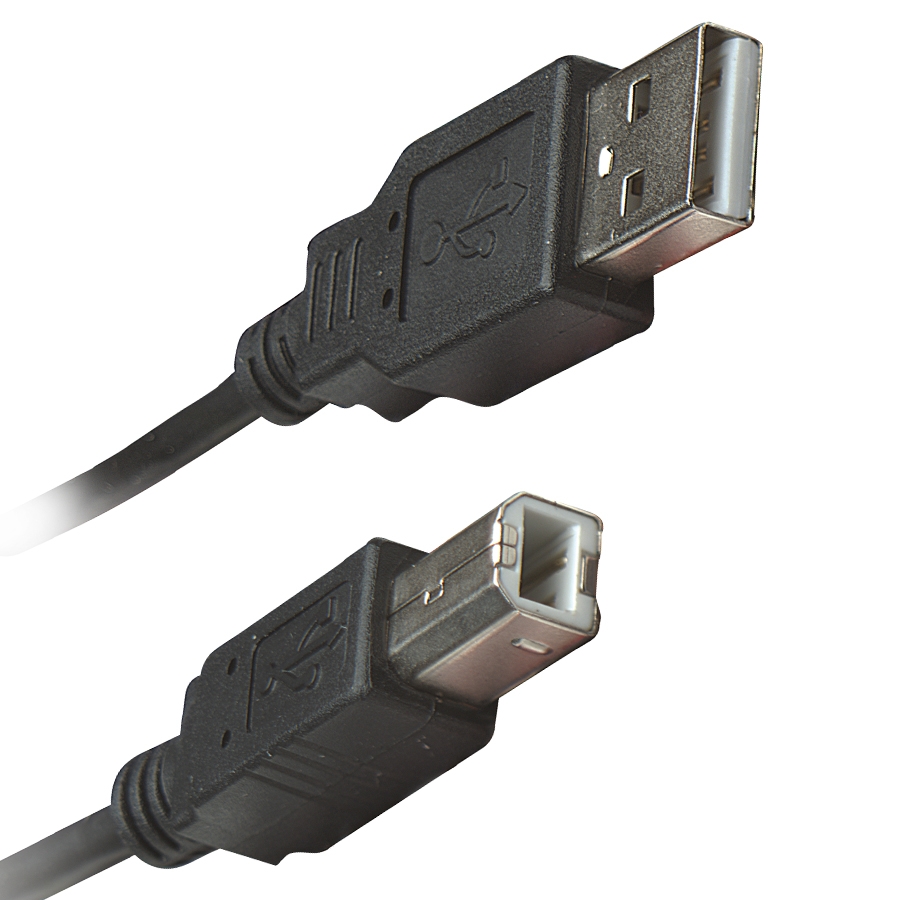 CABLE USB,MANHATTAN,333368, V2.0 A-B 1.8M, NEGRO CB-207 - MANHATTAN