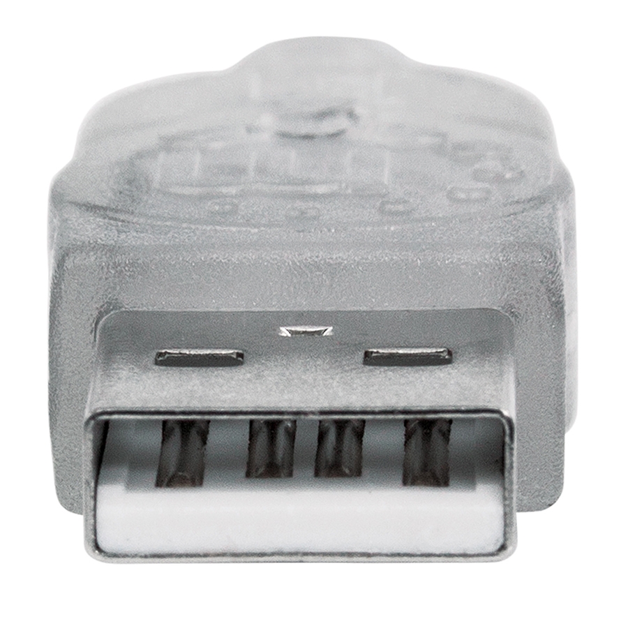 CABLE USB,MANHATTAN,336314, V2.0 EXT. 1.8M PLATA CB-209 - MANHATTAN